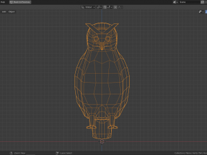 cartoon owl 3D Model