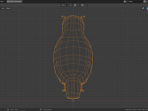 cartoon owl 3D Model