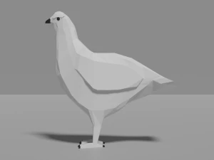 gallo cedrone del fumetto Modello 3D