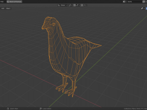 cartoon willow grouse 3Dモデル