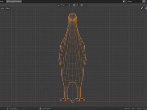 cartoon willow grouse 3Dモデル