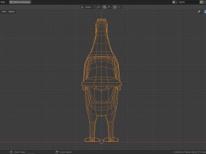cartoon willow grouse 3Dモデル