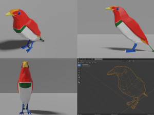 birds pack 3D Model