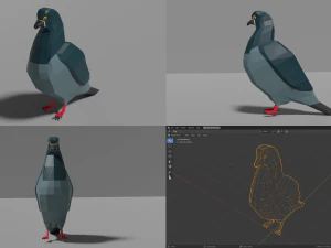 birds pack 3D Model