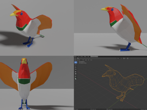 birds pack Modelo 3D