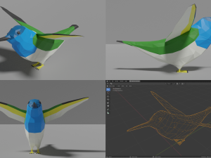 birds pack Modelo 3D
