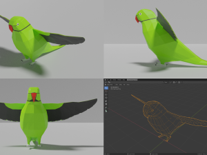 birds pack Modelo 3D
