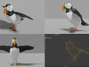 birds pack Modelo 3D