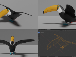 birds pack Modelo 3D