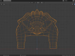 low-poly ankylosaurus 3D Model