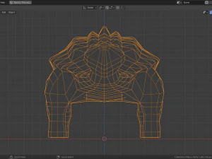 low-poly ankylosaurus 3D Model