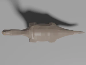 low-poly brachiosaurus 3D Model