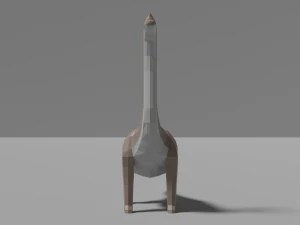 low-poly brachiosaurus 3D Model