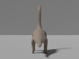 low-poly brachiosaurus 3D Model