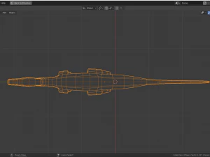 low-poly gallimimus 3D Model