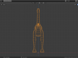 low-poly gallimimus 3D 模型