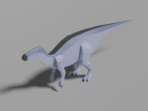 low-poly iguanodon 3D Model