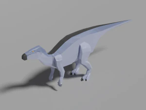 iguanodonte a basso numero di poligoni Modello 3D