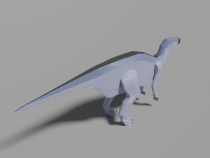 low-poly iguanodon 3D Модель