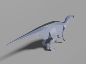 low-poly iguanodon 3D Model