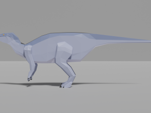 low-poly iguanodon 3D Модель
