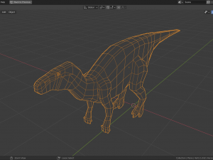low-poly iguanodon 3D Модель