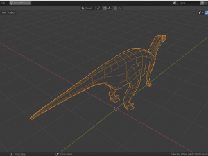 low-poly iguanodon 3D Модель