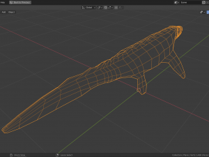 low-poly mosasaurus 3D मॉडल