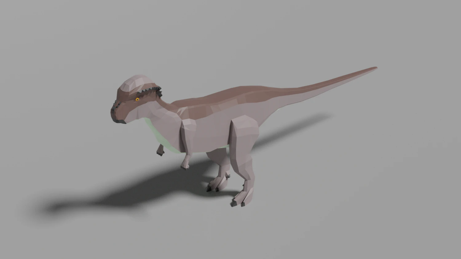 low-poly pachycephalosaurus 3D Model .c4d .max .obj .3ds .fbx .stl .blend