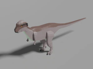 paquicefalossauro low-poli Modelo 3D