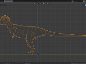 low-poly pachycephalosaurus 3D Model