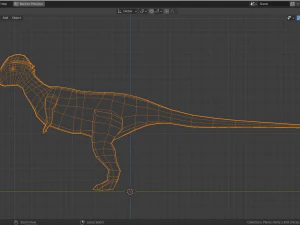 low-poly pachycephalosaurus 3D Model