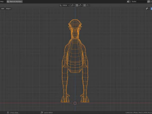 low-poly pachycephalosaurus 3D Model