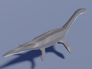 low-poly plesiosaurus 3D Model