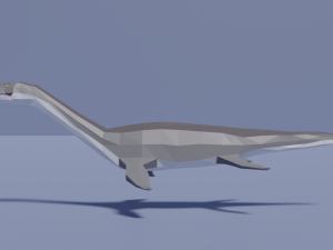 low-poly plesiosaurus 3D Model