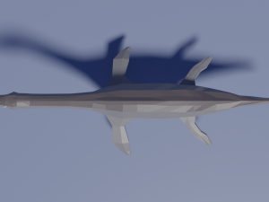 low-poly plesiosaurus 3D Model