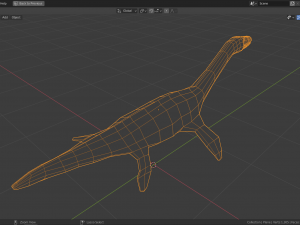 low-poly plesiosaurus 3D Model