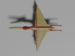 low-poly pteranodon 3D Model