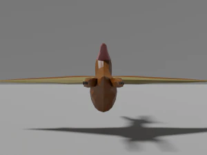 low-poly pteranodon 3D Model