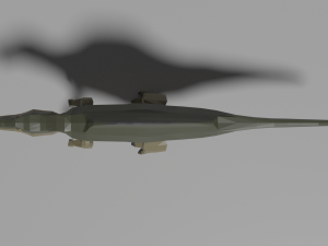 low-poly spinosaurus 3D Model