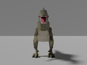 low-poly spinosaurus 3D Model