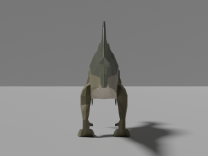 low-poly spinosaurus 3D Model
