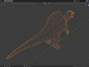 low-poly spinosaurus 3D Model