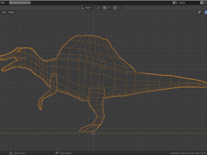 low-poly spinosaurus 3D Model