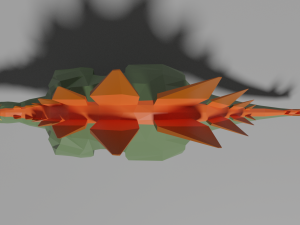 low-poly stegosaurus Modello 3D