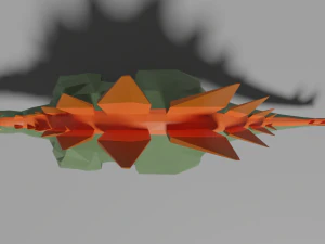 low-poly stegosaurus 3D Model