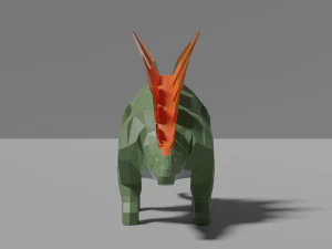 low-poly stegosaurus 3D Model