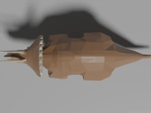 low-poly triceratops 3D Model