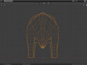 low-poly triceratops 3D Model