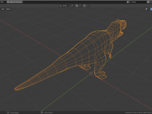 low-poly tyrannosaurus Model 3D